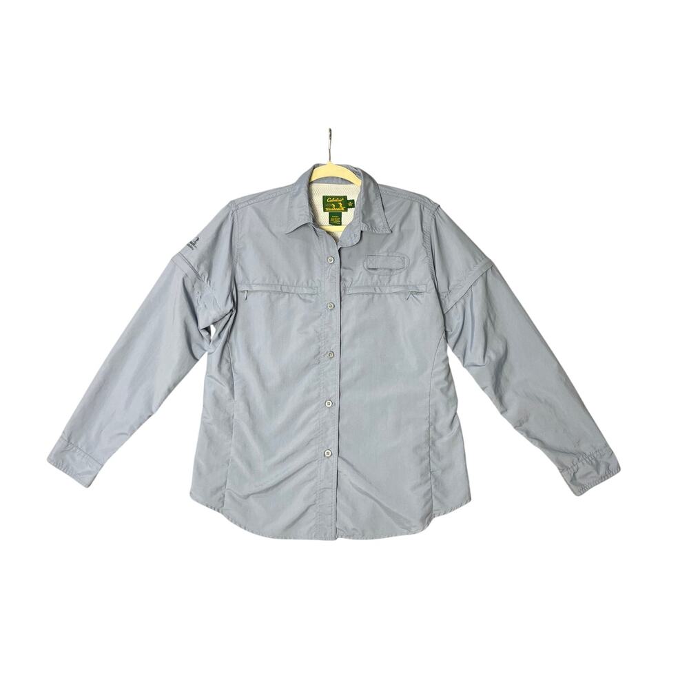 CABELA’S Guidewear Fishing Convertible Short to Long‎ Sleeve Shirt Size Medium